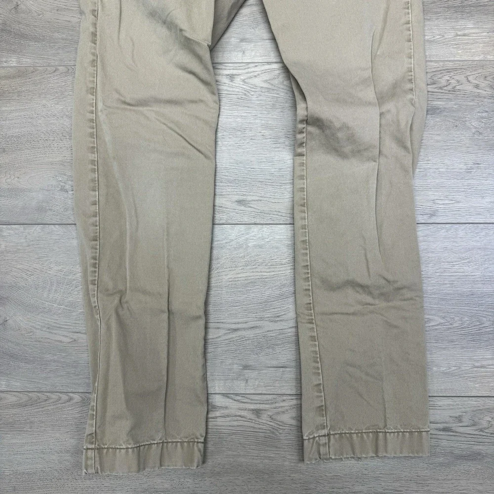 J Crew Oarsman Khaki Beige Pants Men's Sz 32x34‎ Preppy Casual